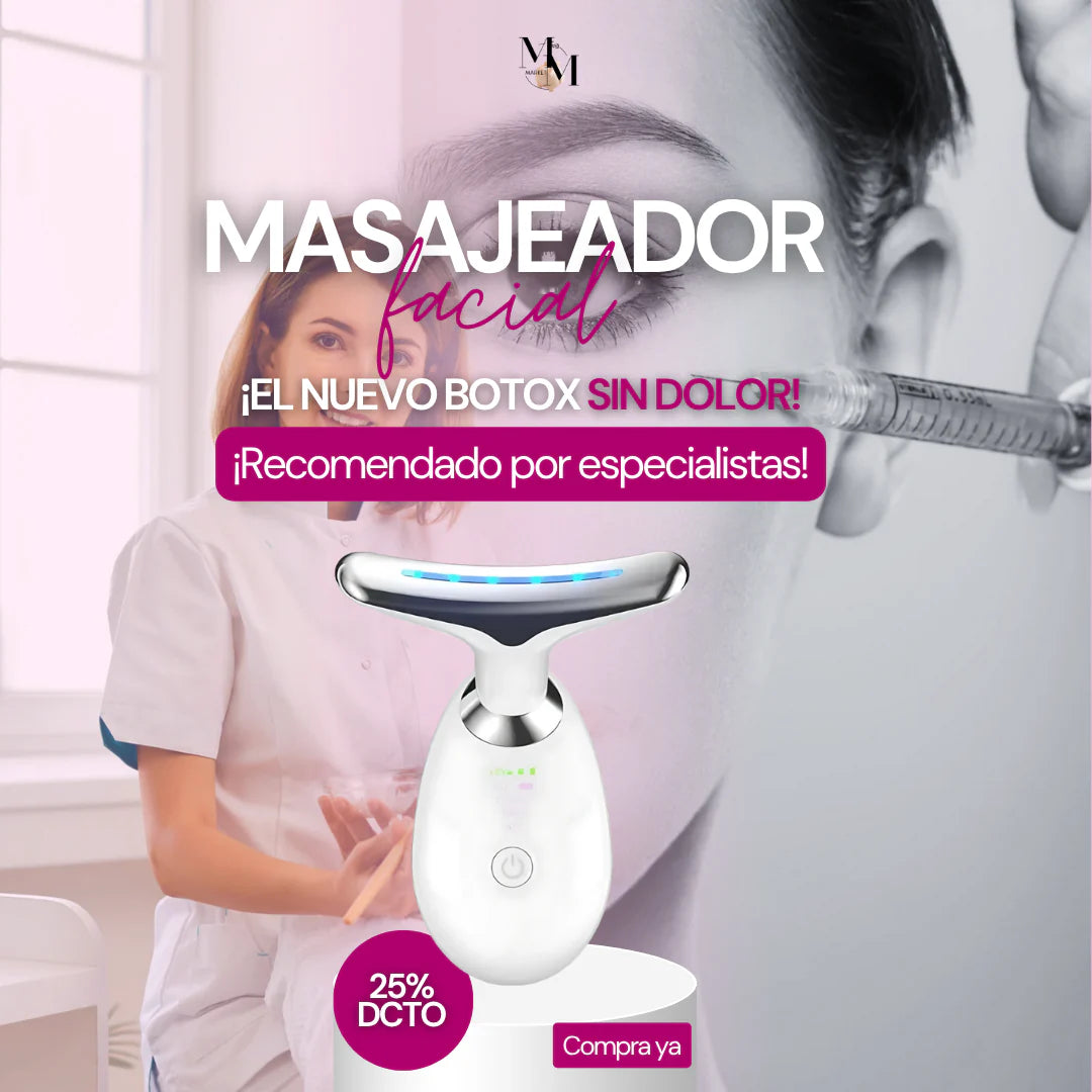 Masajeador Papada Facial LUZ LED