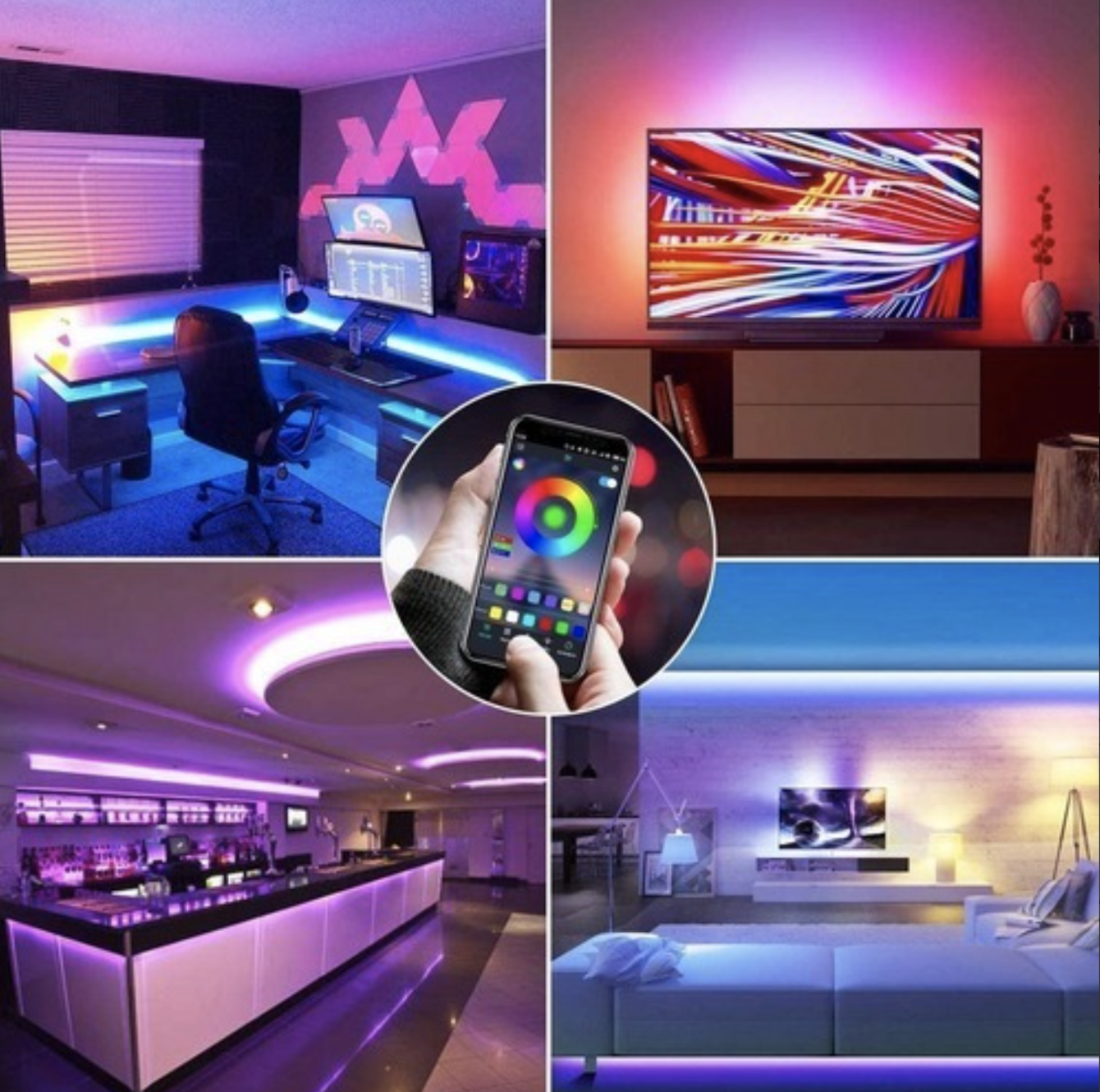 CINTA LED RGB WIFI CON CONTROL